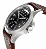 Hamilton Khaki King Series Men Automatic Watch with Black Dial Analogue Display and Brown Leather Strap H64455533 #1